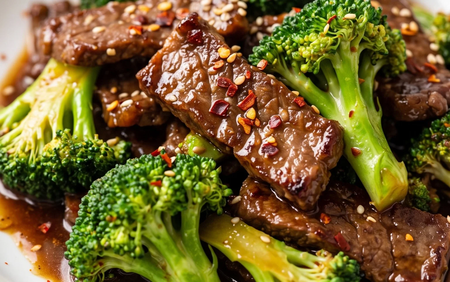 Chinese Beef and Broccoli (牛肉炒西兰花)